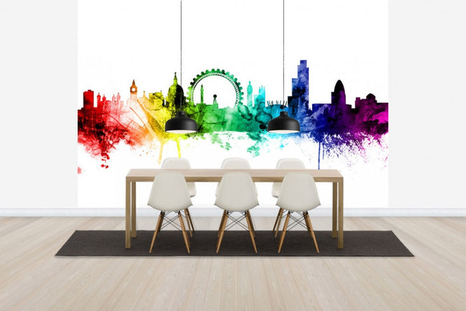 PHOTOWALL / London Skyline Rainbow 2 (e30522)