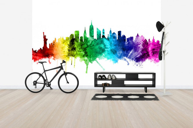 PHOTOWALL / New York Skyline Rainbow 2 (e30523)