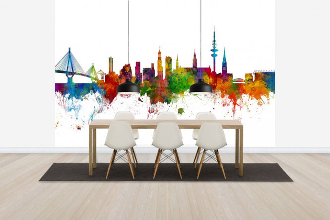 PHOTOWALL / Hamburg Skyline (e30566)