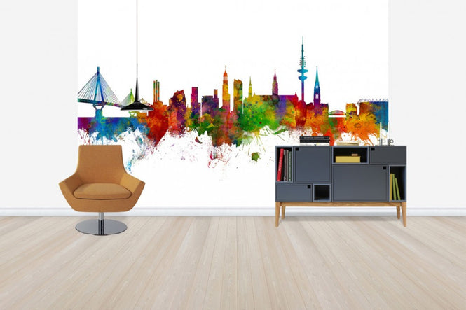 PHOTOWALL / Hamburg Skyline (e30566)