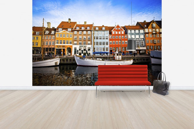 PHOTOWALL / Boats in Nyhavn, Copenhagen (e40928)