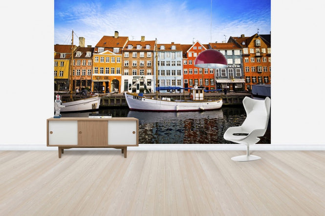 PHOTOWALL / Boats in Nyhavn, Copenhagen (e40928)