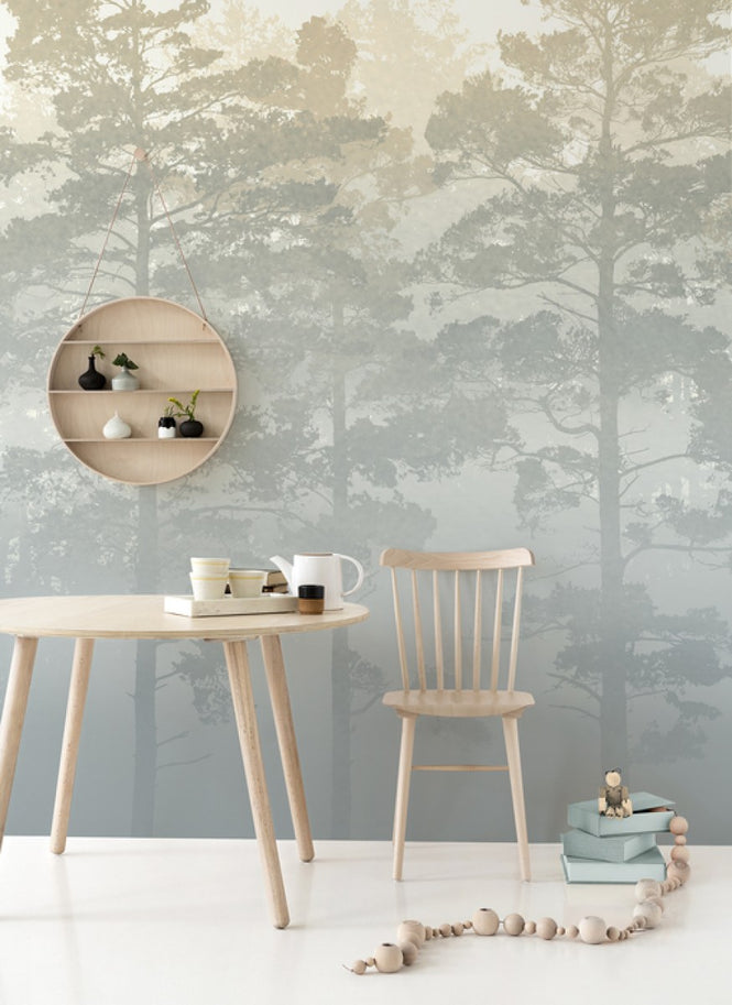 PHOTOWALL / Misty Pine Forest (e30626)