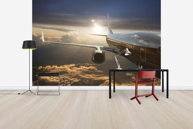 PHOTOWALL / Airplane above Clouds (e30643)