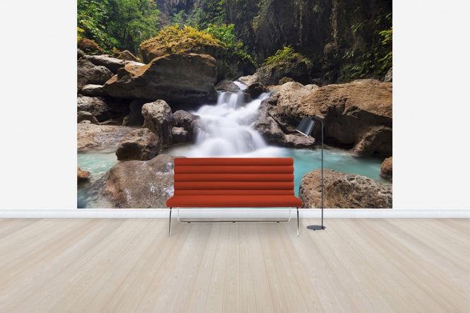 PHOTOWALL / Canyoning at Kawasan Falls I (e41107)