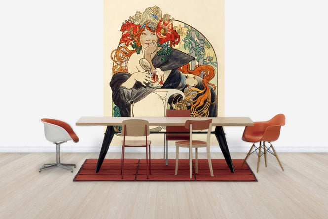 PHOTOWALL / Alphonse Mucha - Bieres de La Meuse Gouache (e31029)