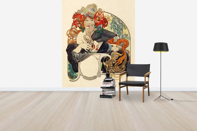 PHOTOWALL / Alphonse Mucha - Bieres de La Meuse Gouache (e31029)
