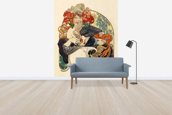 PHOTOWALL / Alphonse Mucha - Bieres de La Meuse Gouache (e31029)