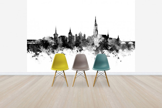 PHOTOWALL / Bern Skyline Black (e50121)