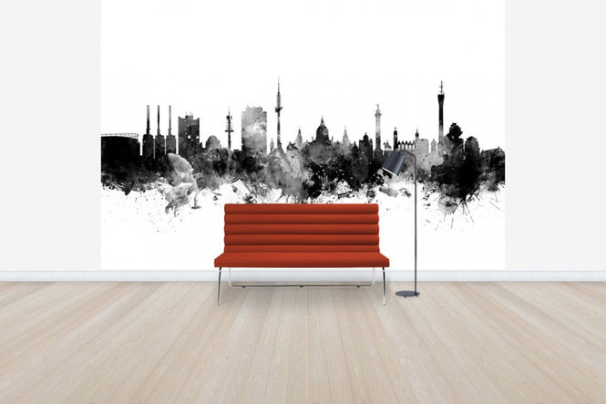 PHOTOWALL / Hannover Skyline Black (e50145)
