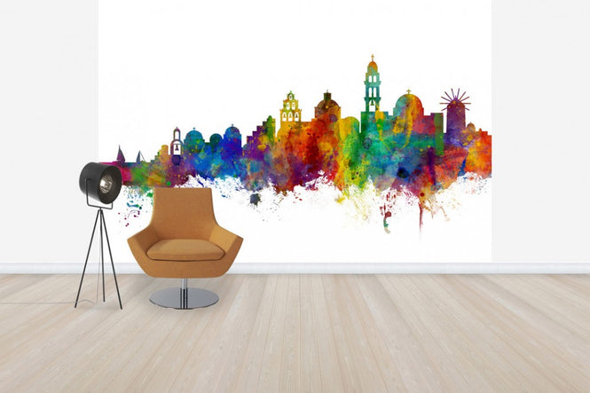 PHOTOWALL / Santorini Greece Skyline (e50164)