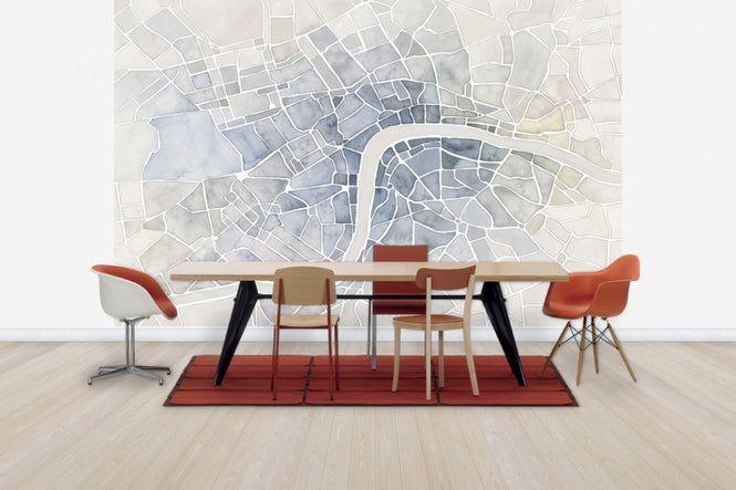 PHOTOWALL / Watercolor Wanderlust London (e50238)
