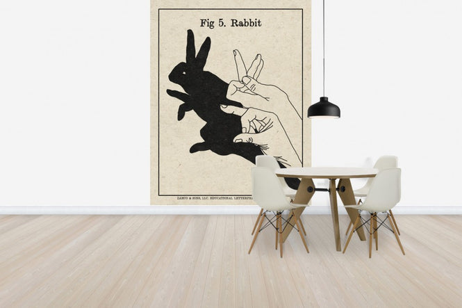 PHOTOWALL / The Art of Shadows - Rabbit (e31045)