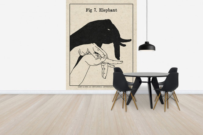 PHOTOWALL / The Art of Shadows - Elephant (e31047)
