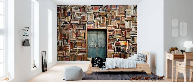 PHOTOWALL / Door and Books (e310145)