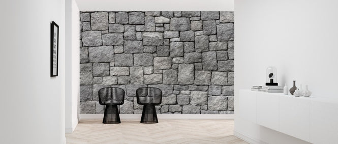 PHOTOWALL / Old Gray Stone Wall (e310812)