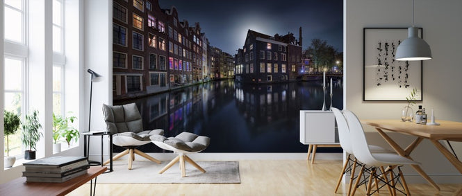 PHOTOWALL / Moonlight Over Amsterdam (e311062)