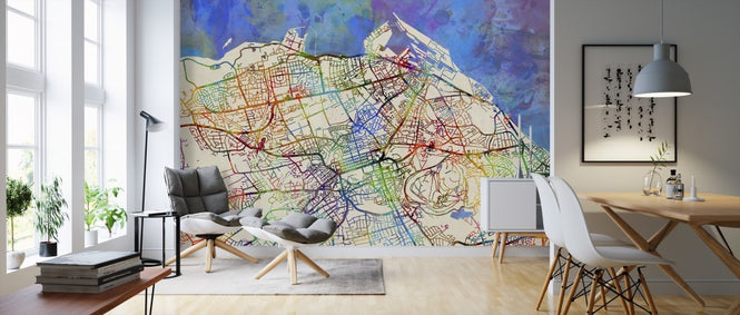 PHOTOWALL / Edinburgh Street Map (e311408)