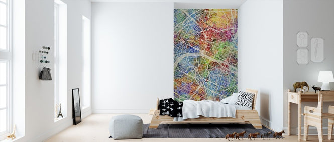 PHOTOWALL / Paris France City Map (e311501)