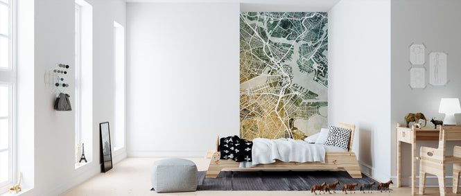 PHOTOWALL / Boston Massachusetts Street Map (e311510)