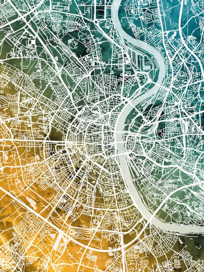 PHOTOWALL / Cologne Germany City Map (e311545)