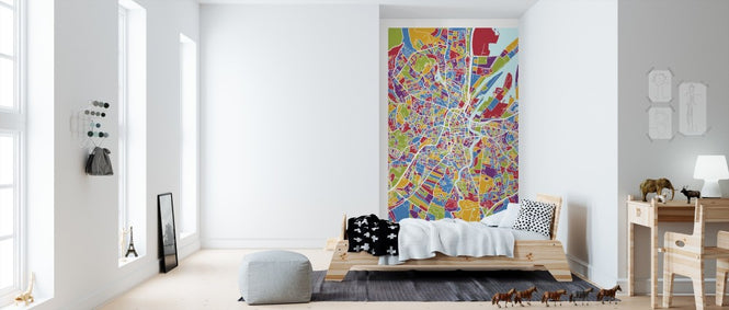 PHOTOWALL / Belfast Northern Ireland City Map (e311572)