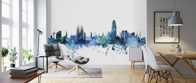 PHOTOWALL / Barcelona Spain Skyline (e311648)