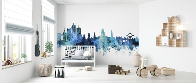 PHOTOWALL / Brussels Belgium Skyline (e311765)