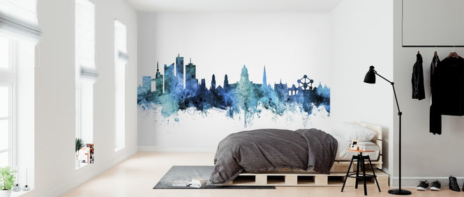 PHOTOWALL / Brussels Belgium Skyline (e311765)