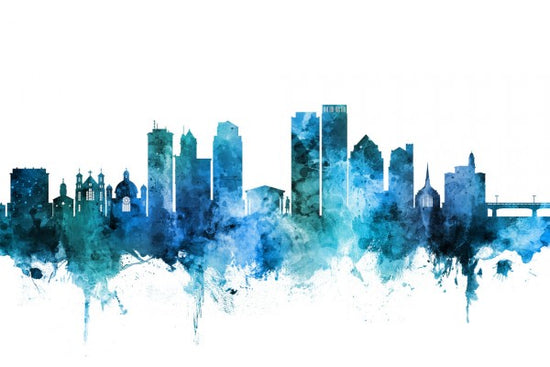 PHOTOWALL / Dayton Ohio Skyline (e311815)