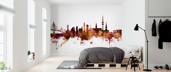 PHOTOWALL / Hamburg Germany Skyline (e311838)