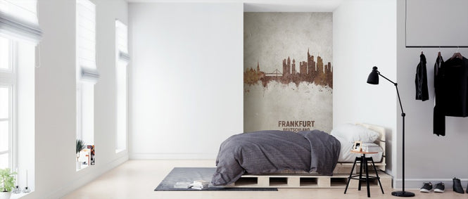 PHOTOWALL / Frankfurt Germany Rust Skyline (e312125)