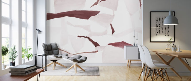 PHOTOWALL / Fractal Burgundy and Pink (e312702)
