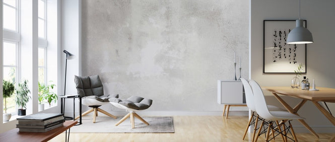 PHOTOWALL / Gray Stained Concrete Wall (e312898)