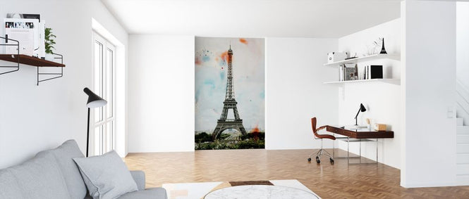 PHOTOWALL / Paris in Watercolor (e313397)