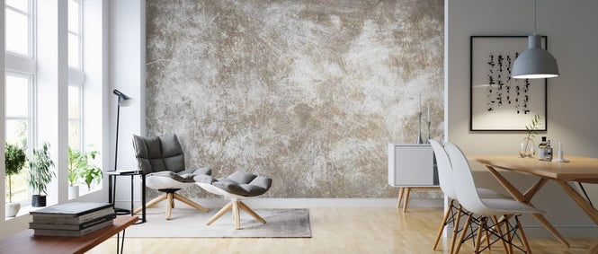 PHOTOWALL / Scratched Brown Wall (e313698)