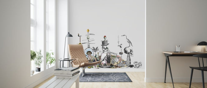 PHOTOWALL / Junkyard - Gray (e313821)