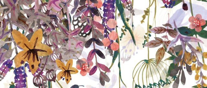 PHOTOWALL / Flowers Fade Pink (e314409)