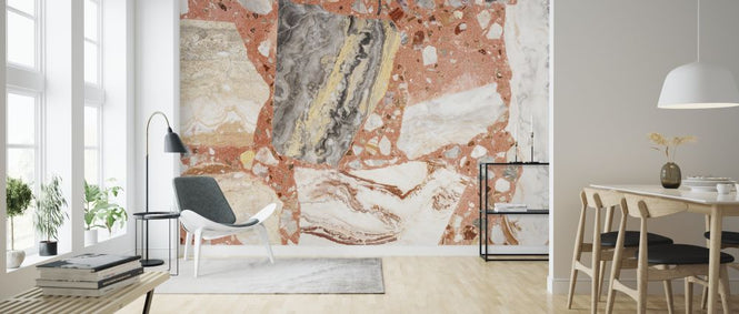 PHOTOWALL / Coral Colored Terrazzo (e314463)