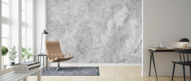 PHOTOWALL / White Marble Background (e315767)