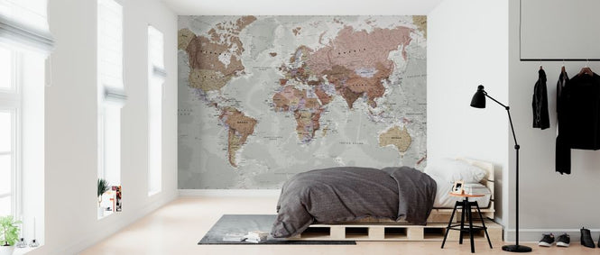 PHOTOWALL / Executive Political World Map (e316085)