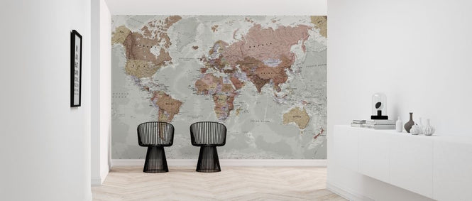 PHOTOWALL / Executive Political World Map (e316085)