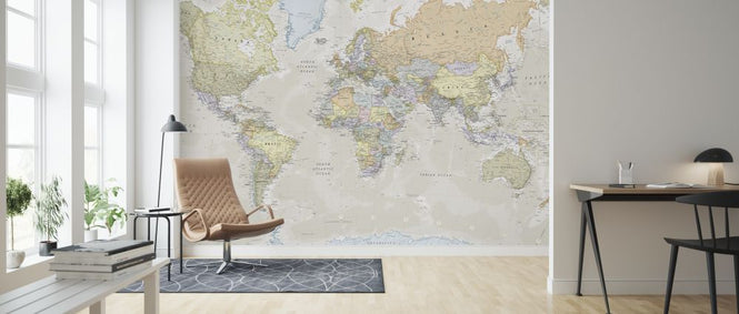 PHOTOWALL / Classic World Map (e316089)