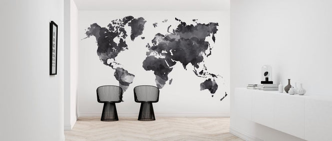 PHOTOWALL / Black Ink Map (e315862)