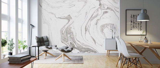PHOTOWALL / Suminagashi Marbling - Kuro II (e315563)