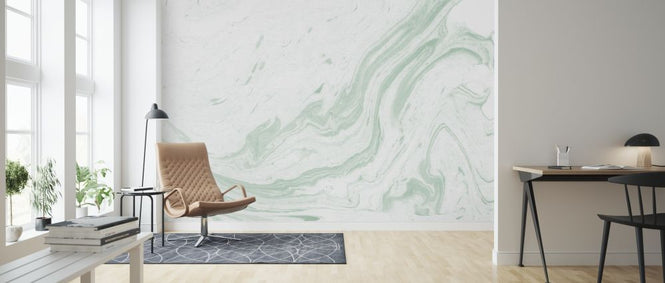 PHOTOWALL / Suminagashi Marbling - Midori (e315566)