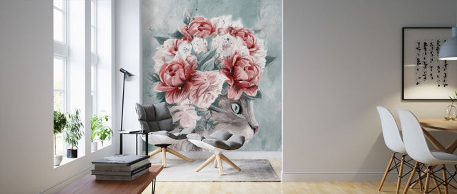 PHOTOWALL / Bouquet Cat (e316157)