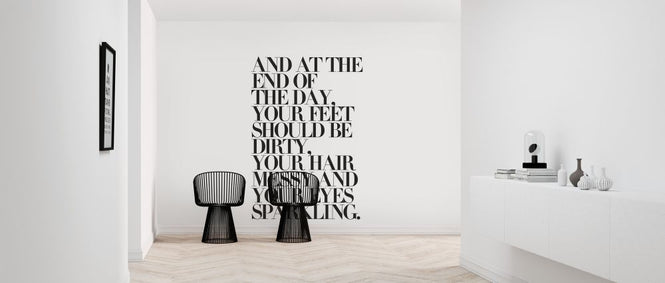 PHOTOWALL / At the End of the Day Your Feet Should Be (e316520)