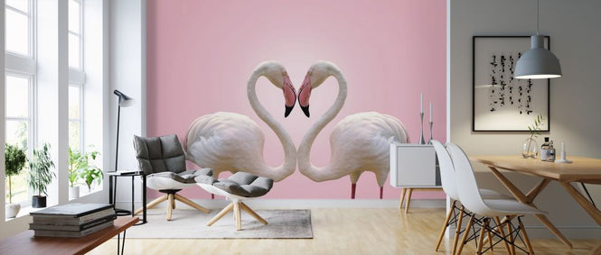 PHOTOWALL / Couple Flamingo (e316492)