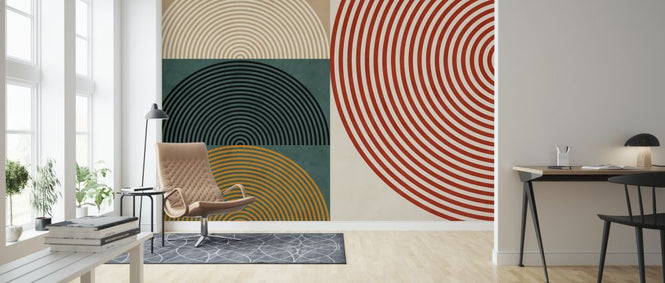 PHOTOWALL / Circles Mid Century XII (e316820)